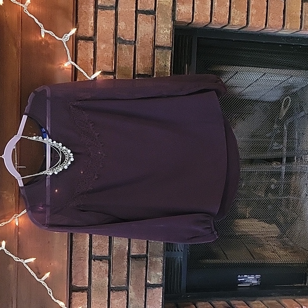 Women's APT.9 SHEER SHIRT SIZE SMALL